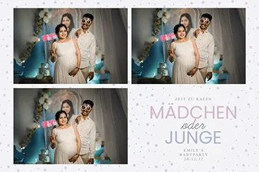 fotobbox-babyparty-stollberg-chemnitz-erzgebirge-2025 Feier zur Geschlechtsenthüllung eines Babys. Fotobox Baby-Party in Stollberg, Chemnitz und Erzgebirge, Familienfoto